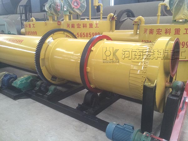  山東的客戶，您采購(gòu)的0.8x6m雞糞烘干機(jī)已發(fā)出